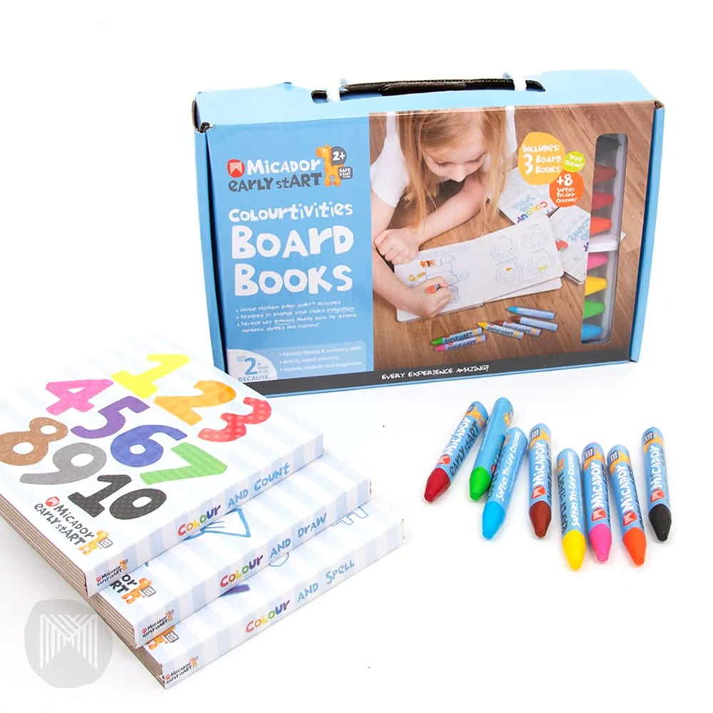 Micador - Colourtivities Board Books Micador - Colourtivities Board Books