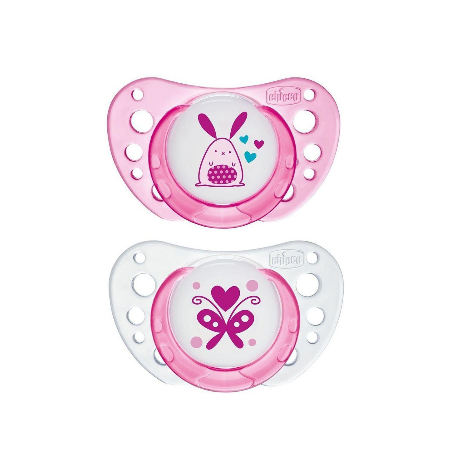 Chicco - Physio Air Latex Soother 0-6m - 2 pcs - BambiniJO | Buy Online | Jordan