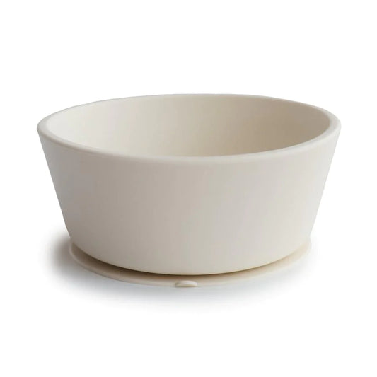 MUSHIE - Silicone Suction Bowl - Ivory - BambiniJO | Buy Online | Jordan
