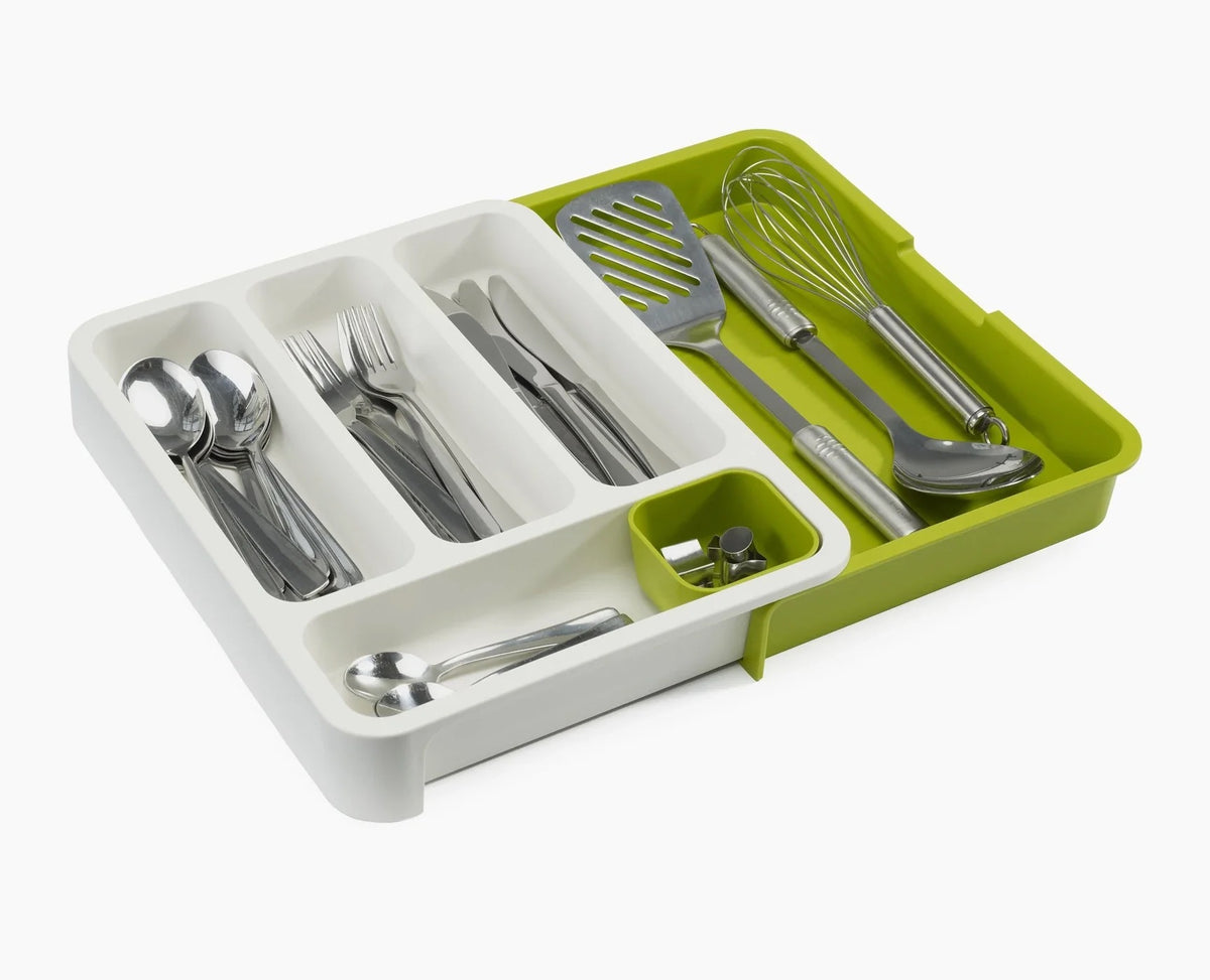 Joseph Joseph- DrawerStore™ Expandable Cutlery Tray | Green Joseph Joseph- DrawerStore™ Expandable Cutlery Tray | Green
