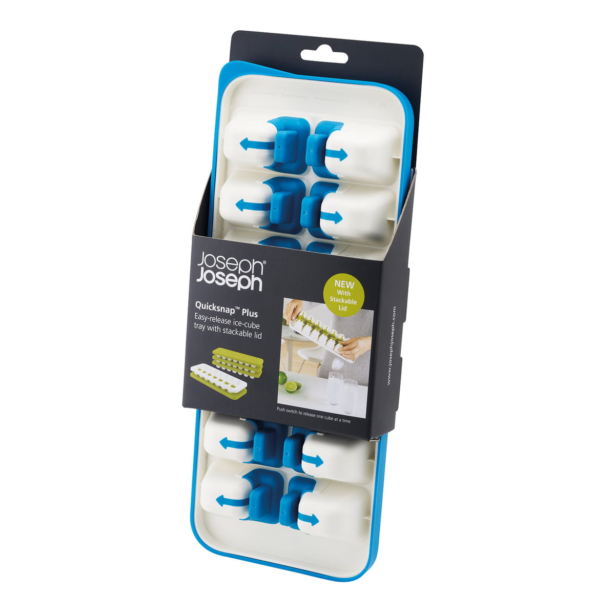 Joseph Joseph - QuickSnap™ Plus Ice Cube Tray | Blue Joseph Joseph - QuickSnap™ Plus Ice Cube Tray | Blue