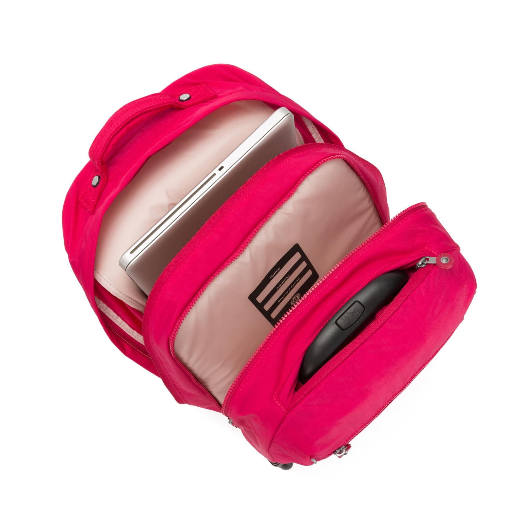 SARI Kids' Large Wheeled Backpack with Laptop Compartment True Pink SARI Kids' Large Wheeled Backpack with Laptop Compartment True Pink