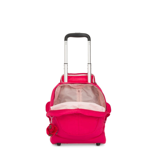 NUSI ESSENTIALS Kids' Two-Wheeled School Bag True Pink — BambiniJO Jordan