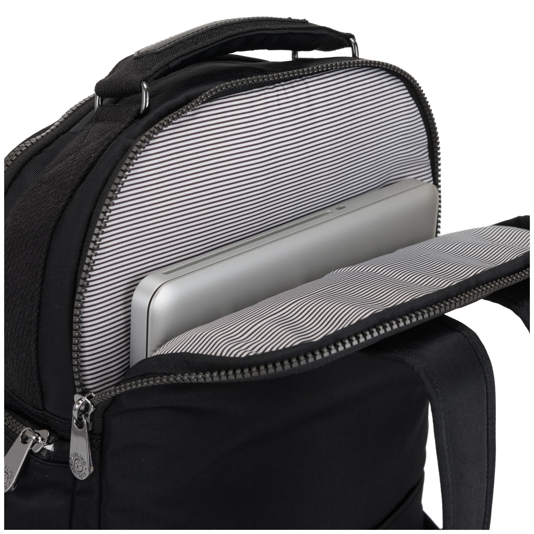 OSHO Large backpack with organizational pockets Rich Black OSHO Large backpack with organizational pockets Rich Black