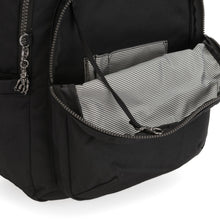 Load image into Gallery viewer, SEOUL Large backpack with Laptop Protection Rich Black - BambiniJO | Buy Online | Jordan