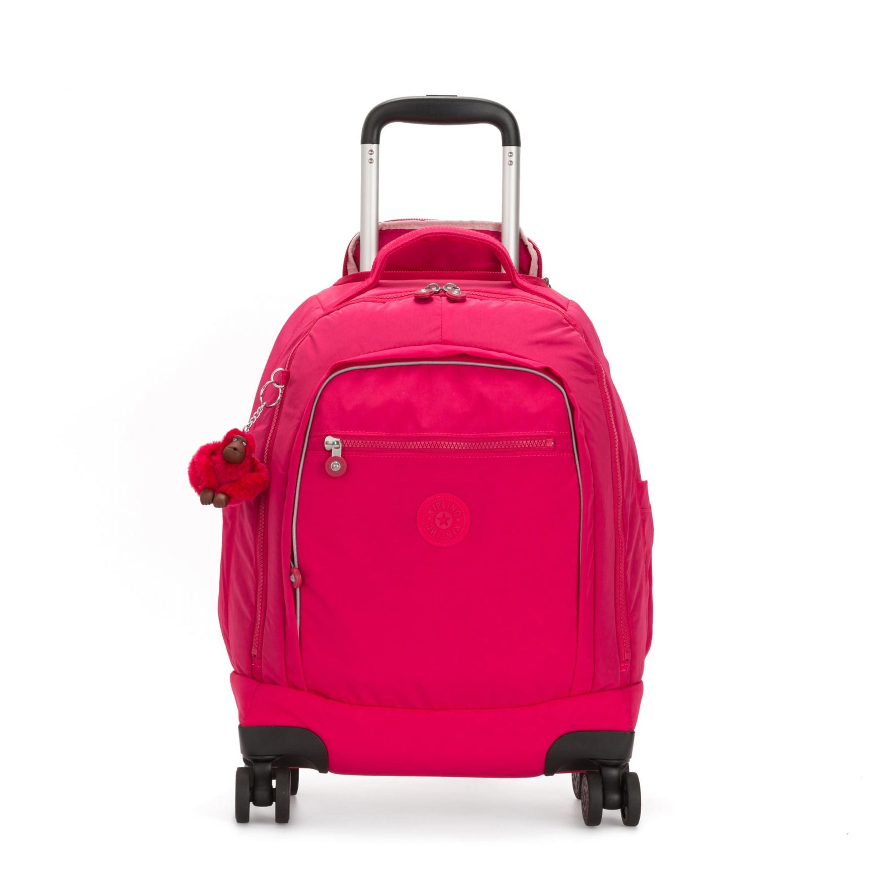 ZEA Kids' Large Wheeled Backpack with Laptop Protection True Pink ZEA Kids' Large Wheeled Backpack with Laptop Protection True Pink