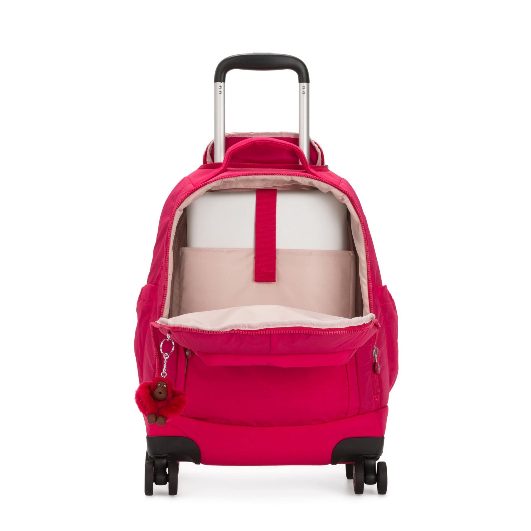 ZEA Kids' Large Wheeled Backpack with Laptop Protection True Pink ZEA Kids' Large Wheeled Backpack with Laptop Protection True Pink