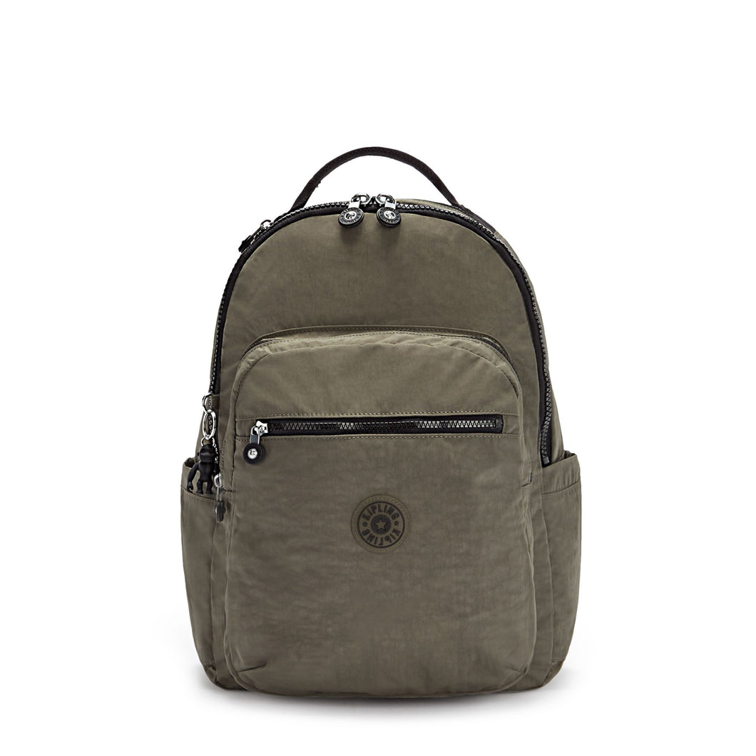 SEOUL Large backpack with Laptop Protection Green Moss - BambiniJO | Buy Online | Jordan