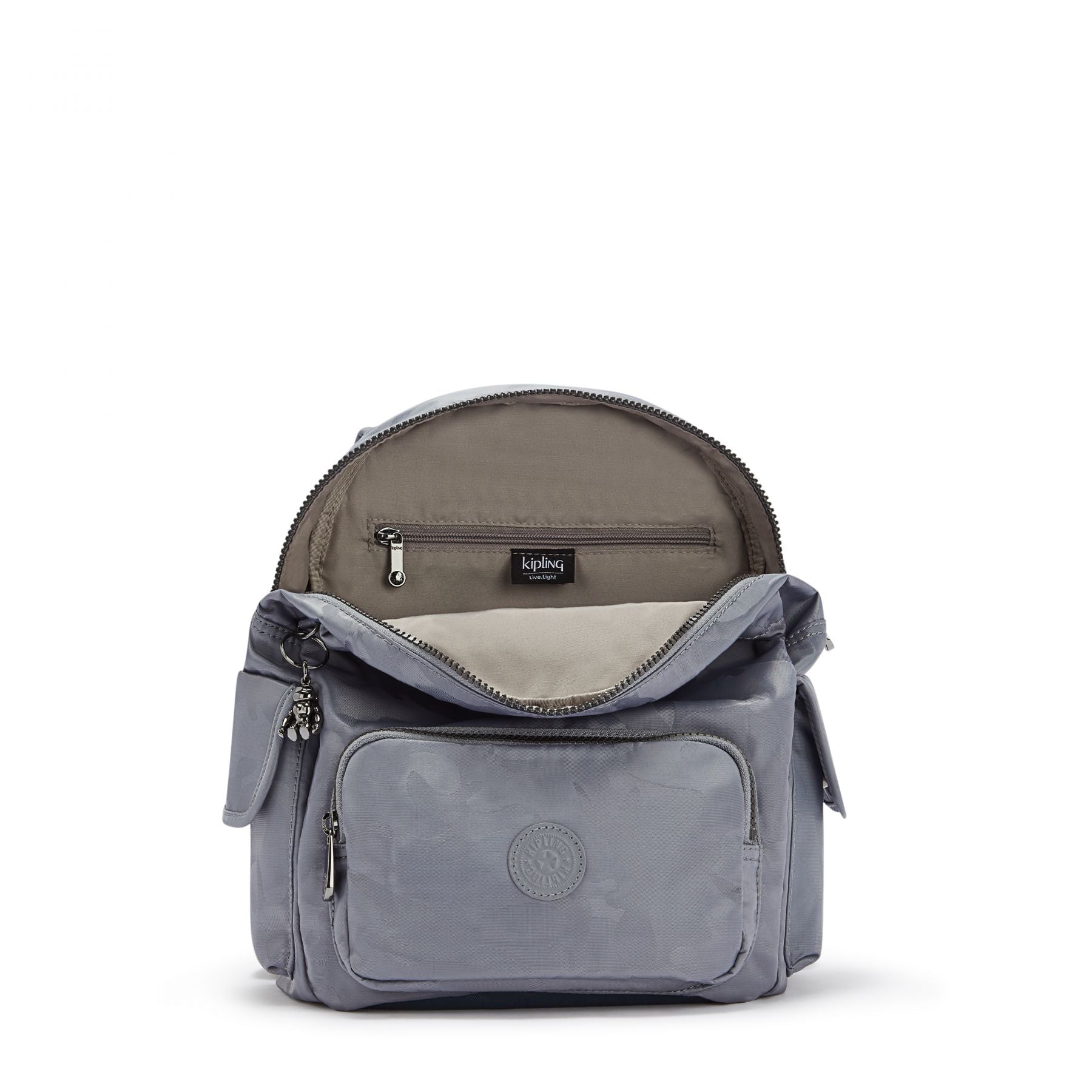 CITY Small Backpack Grey Camo Jacquard CITY Small Backpack Grey Camo Jacquard