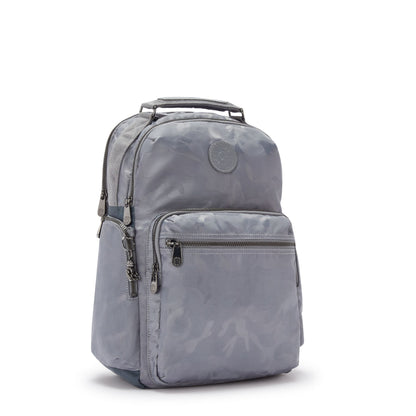 OSHO Large backpack with organizational pockets Grey Camo Jacquard - BambiniJO | Buy Online | Jordan