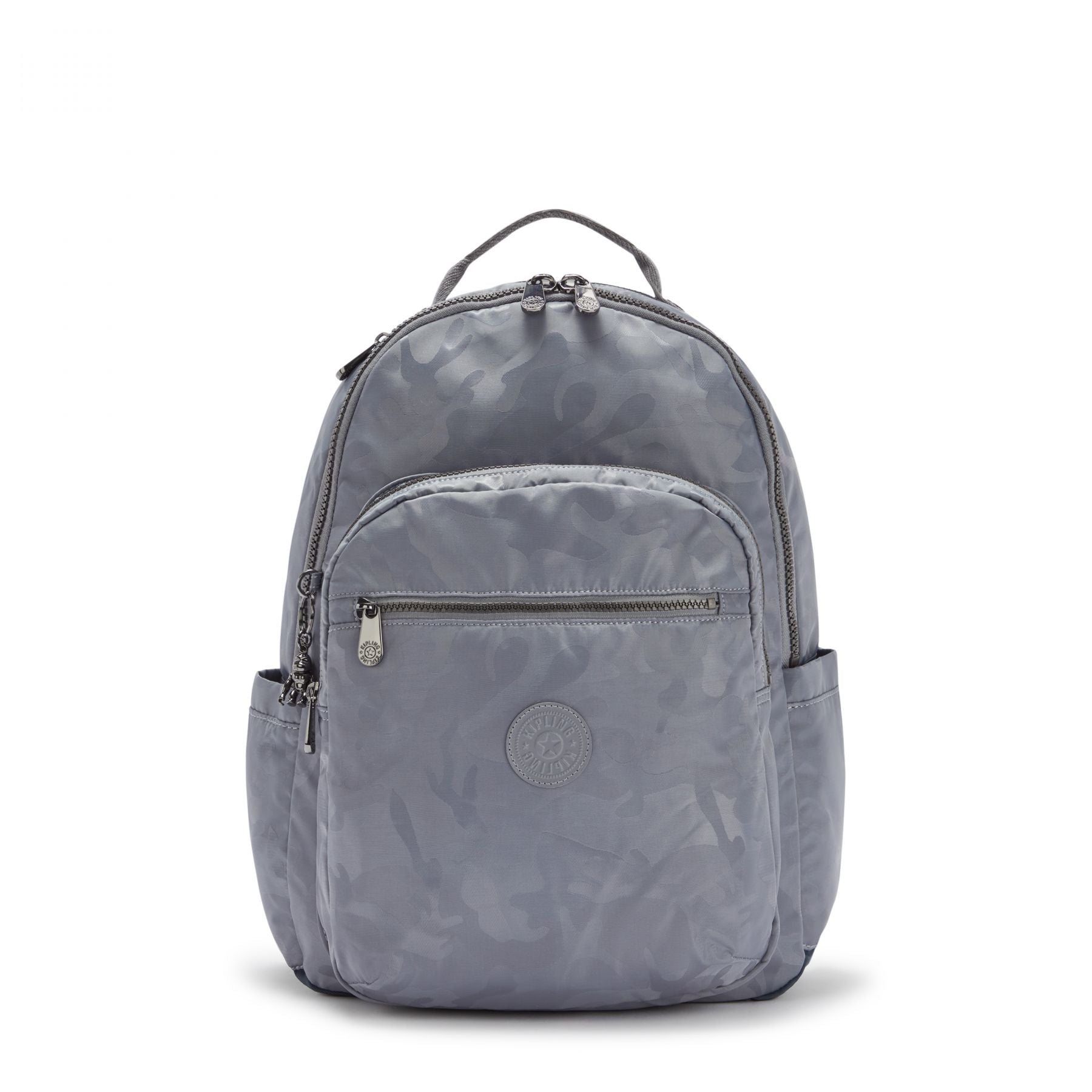 SEOUL Large backpack with Laptop Protection Grey Camo Jacquard SEOUL Large backpack with Laptop Protection Grey Camo Jacquard