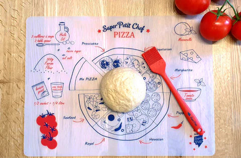 Superpetit - Silicone Placemat Chef Kit - Pizza Superpetit - Silicone Placemat Chef Kit - Pizza