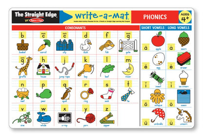 Melissa & Doug PHONICS WRITE-A-MAT (BUNDLE OF 6) - BambiniJO | Buy Online | Jordan