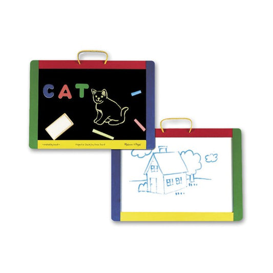 Melissa & Doug Magnetic Chalkboard & Dry-Erase Board 3Y+ — BambiniJO Jordan