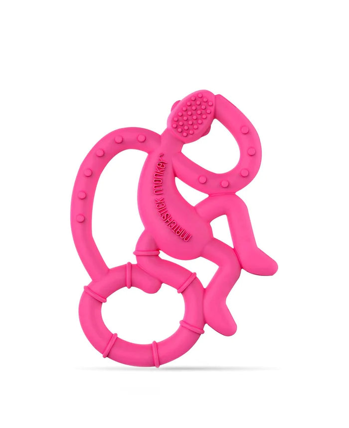 Matchstick Monkey - Pink Mini Monkey Teether