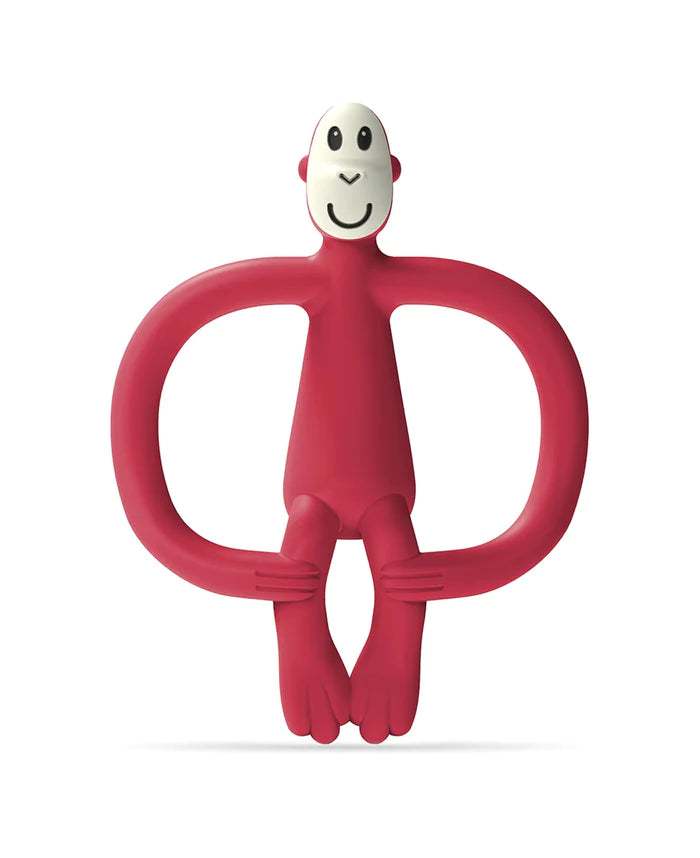 Matchstick Monkey - Red Monkey Teether