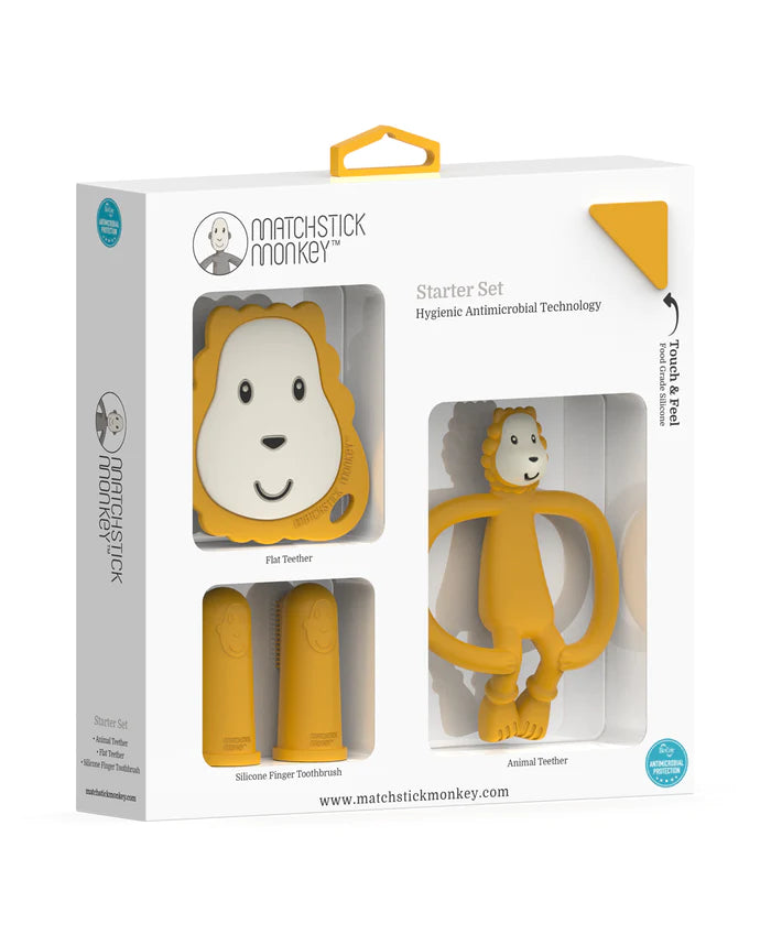 Matchstick Monkey - Lion teething Starter Kit Matchstick Monkey - Lion teething Starter Kit