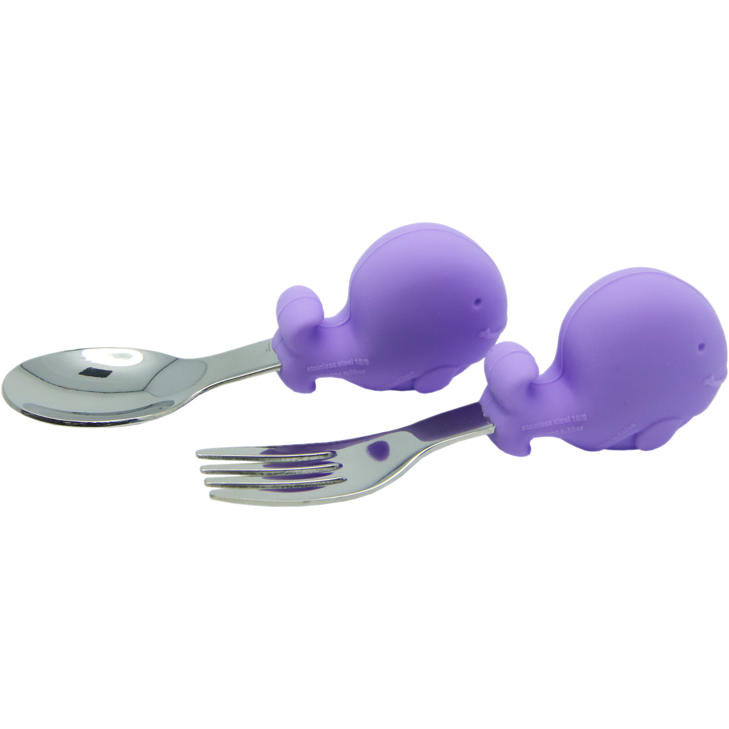 Silicone Palm Grasp Spoon & Fork Set | 18M+ - BambiniJO | Buy Online | Jordan