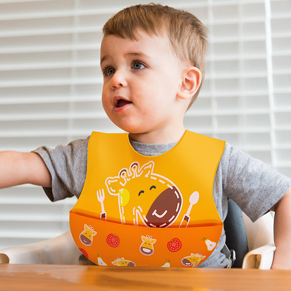 Wide Coverage Silicone Bib | 6M+ Wide Coverage Silicone Bib | 6M+