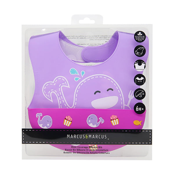 Wide Coverage Silicone Bib | 6M+ Wide Coverage Silicone Bib | 6M+