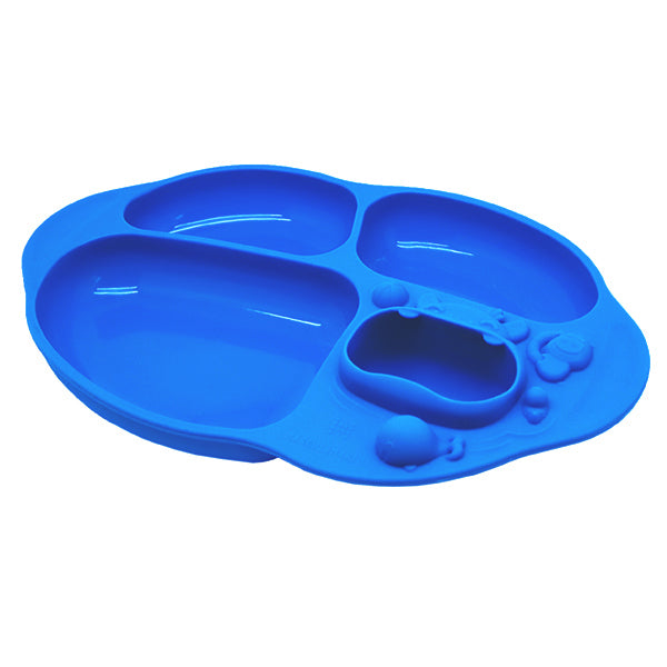 Silicone Yummy Dips Suction Divided Plate | 18M+ - BambiniJO | Buy Online | Jordan