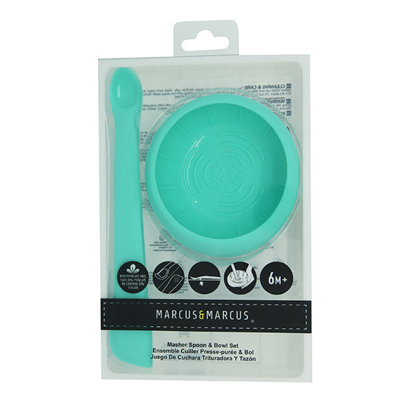 Silicone Masher Spoon and Bowl Set | 6M+ Silicone Masher Spoon and Bowl Set | 6M+