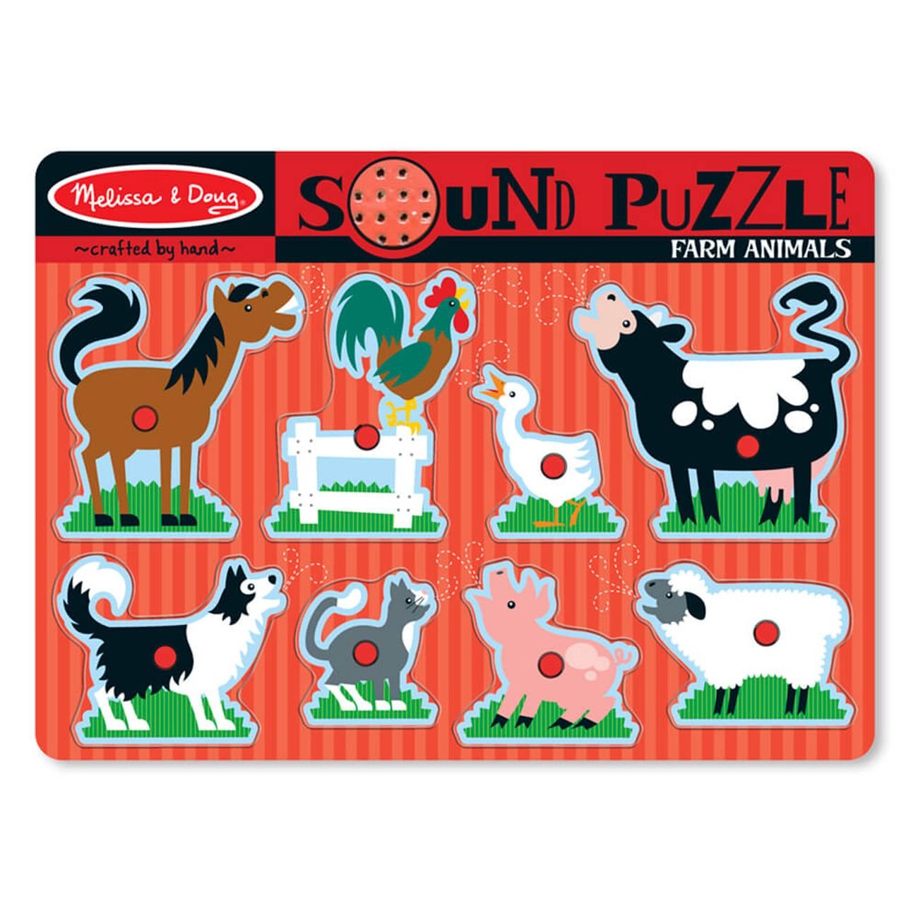 Melissa & Doug SOUND PUZZLE FARM ANIMALS 2+ - BambiniJO | Buy Online | Jordan