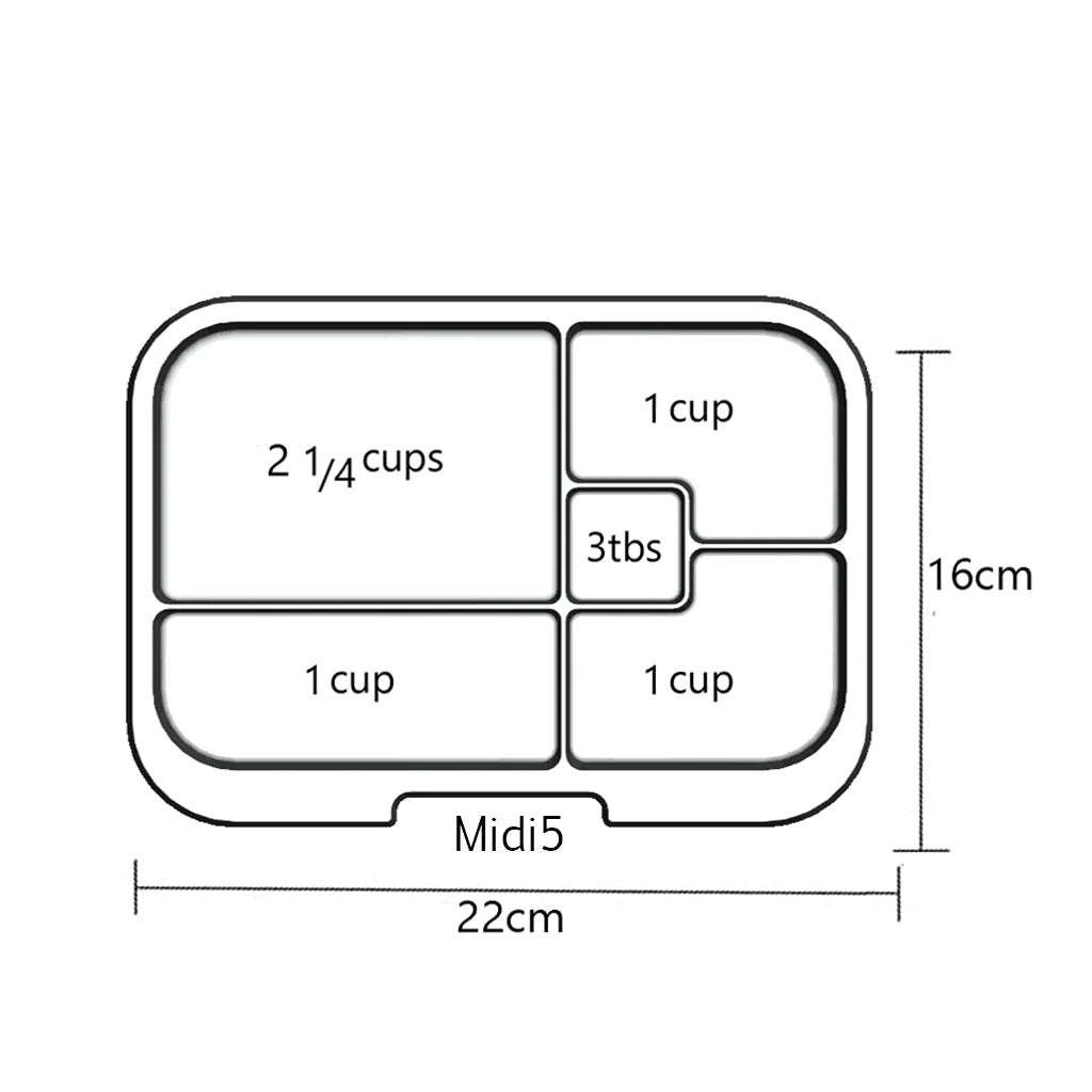 My MunchBox | Midi 5 Compartments My MunchBox | Midi 5 Compartments
