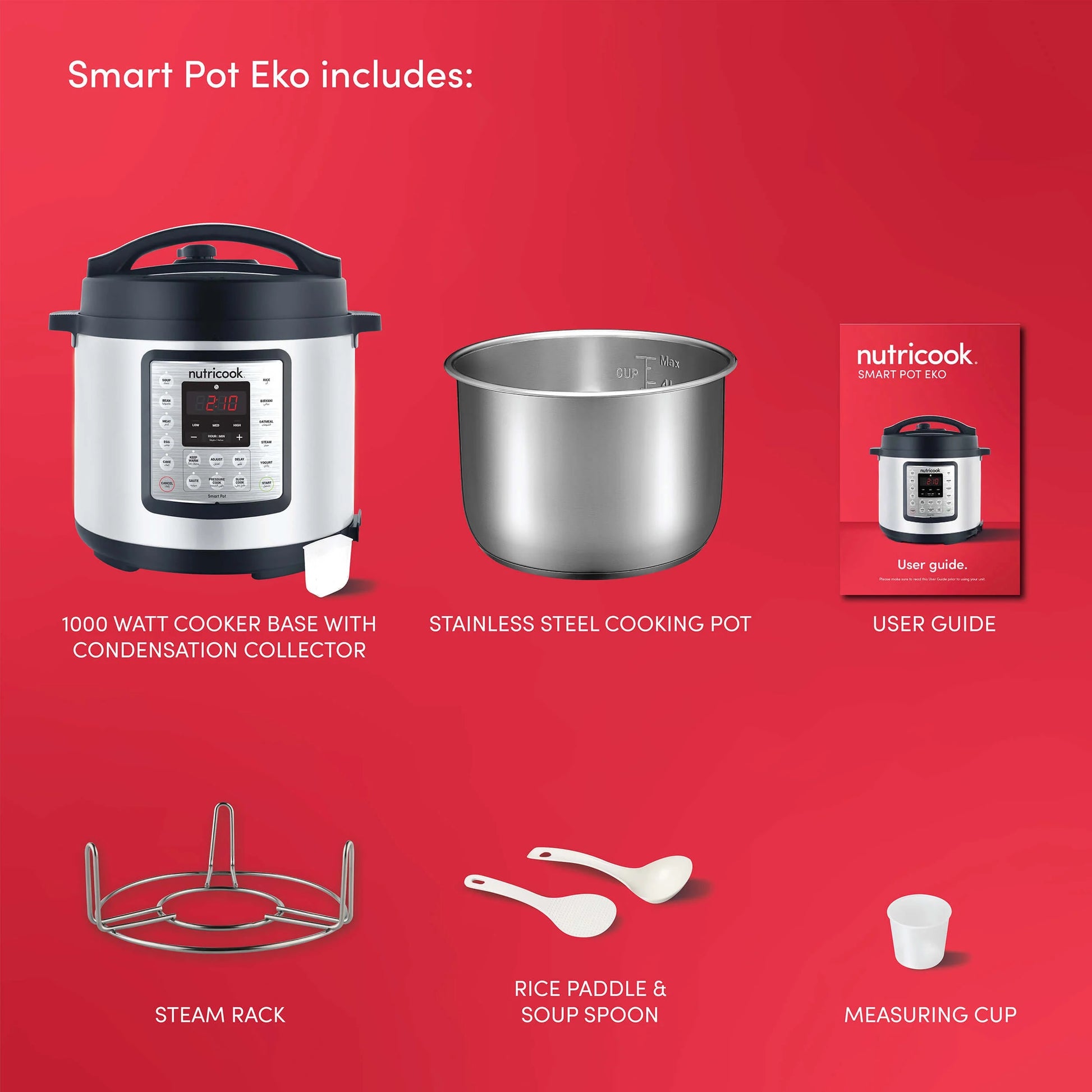 Nutricook - Smart Pot EKO | 1000W | 6 Liters Nutricook - Smart Pot EKO | 1000W | 6 Liters