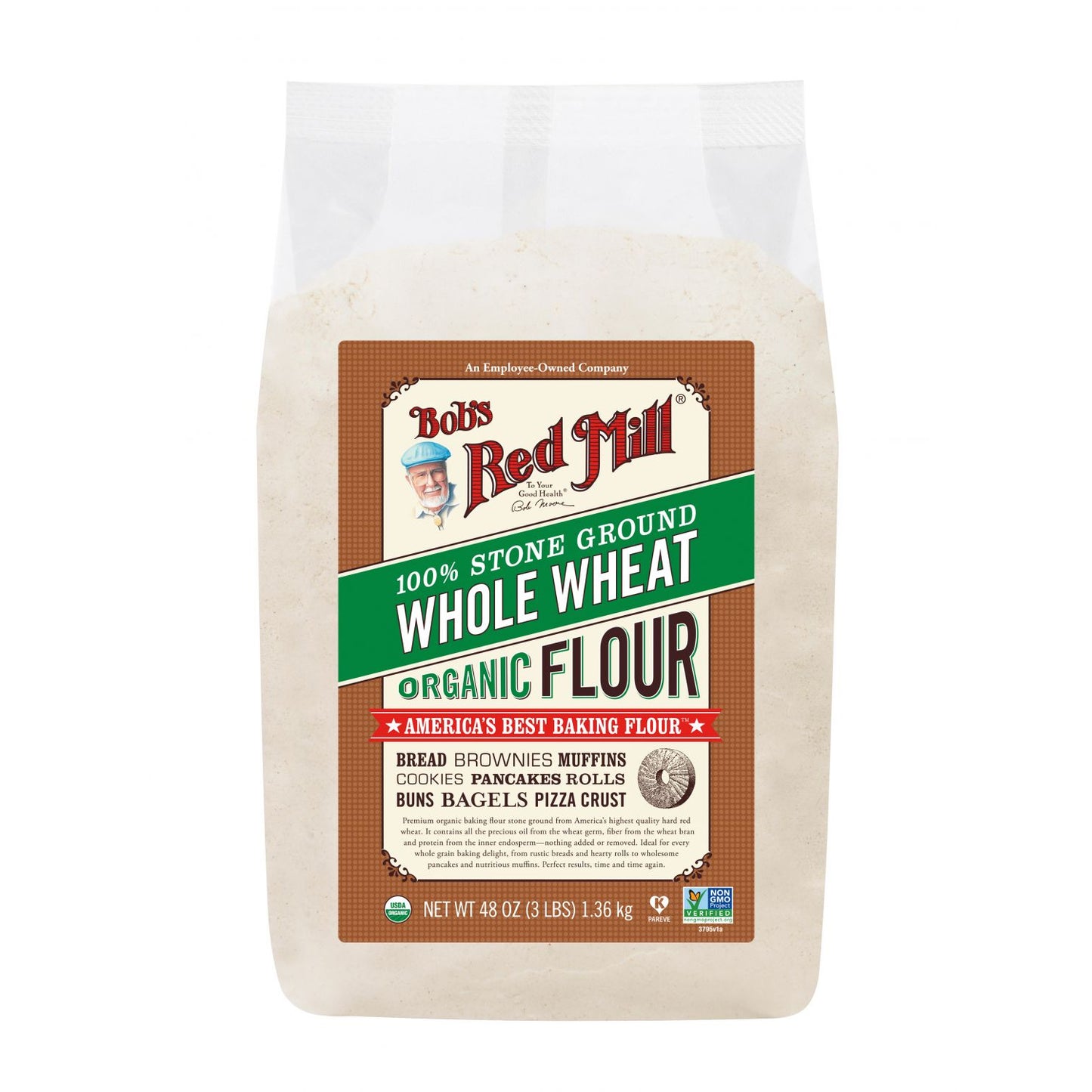 ORGANIC WHOLE WHEAT FLOUR 1.36kg - BambiniJO | Buy Online | Jordan