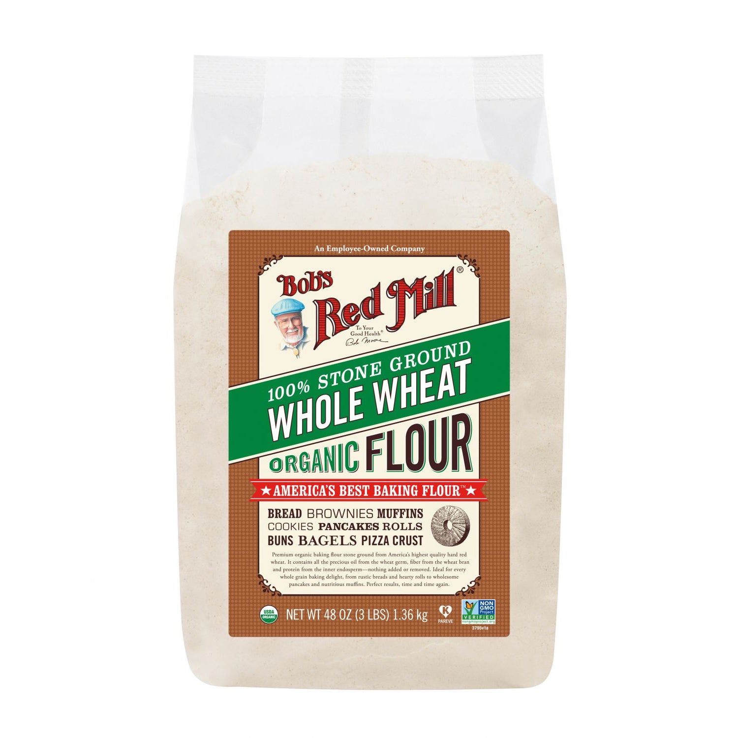 ORGANIC WHOLE WHEAT FLOUR 1.36kg - BambiniJO | Buy Online | Jordan