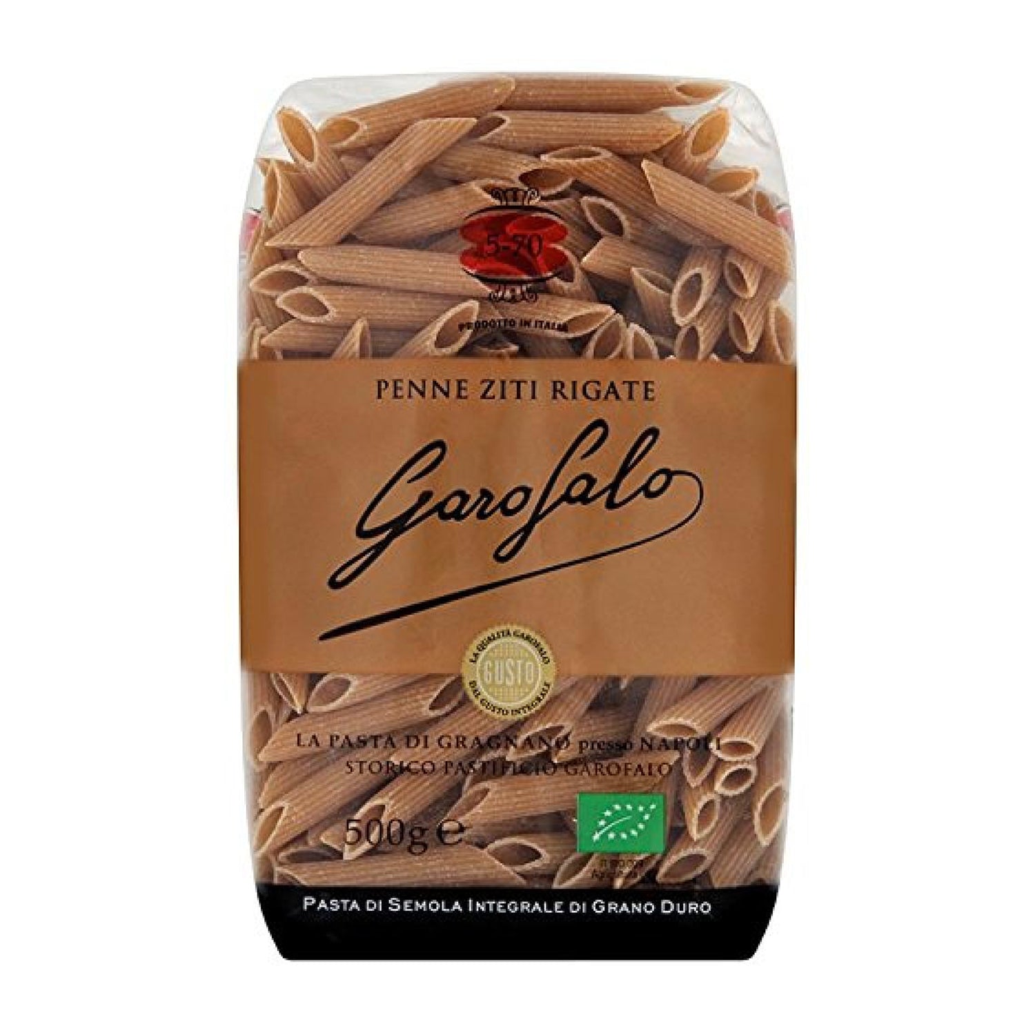Organic Whole wheat Penne 500g Organic Whole wheat Penne 500g