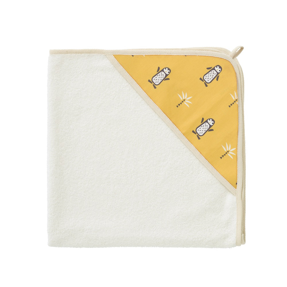 FRESK - Organic Bath Cape-Hooded Towel - Penguin FRESK - Organic Bath Cape-Hooded Towel - Penguin