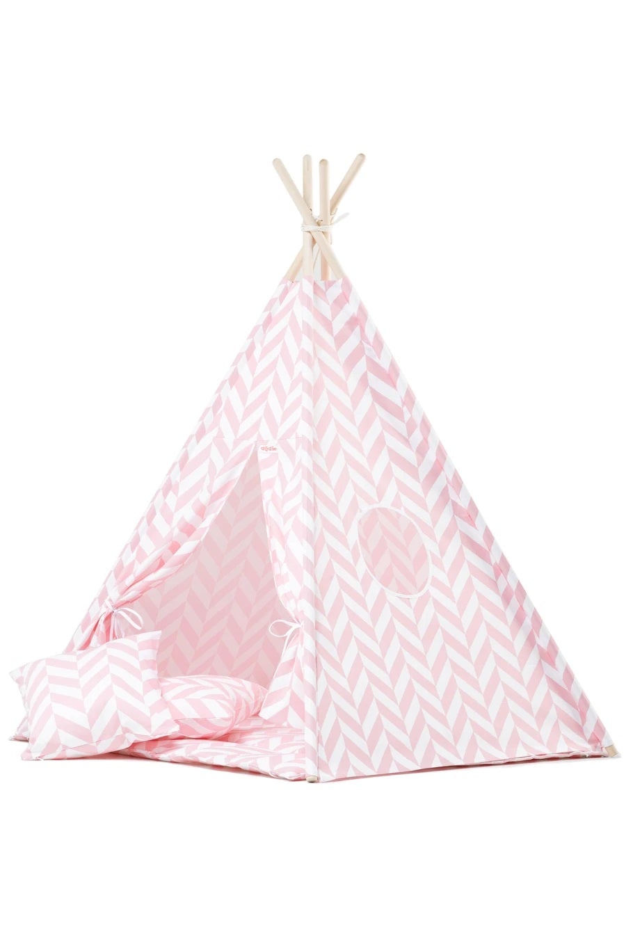 Wigiwama - Pink Herringbone Teepee Wigiwama - Pink Herringbone Teepee