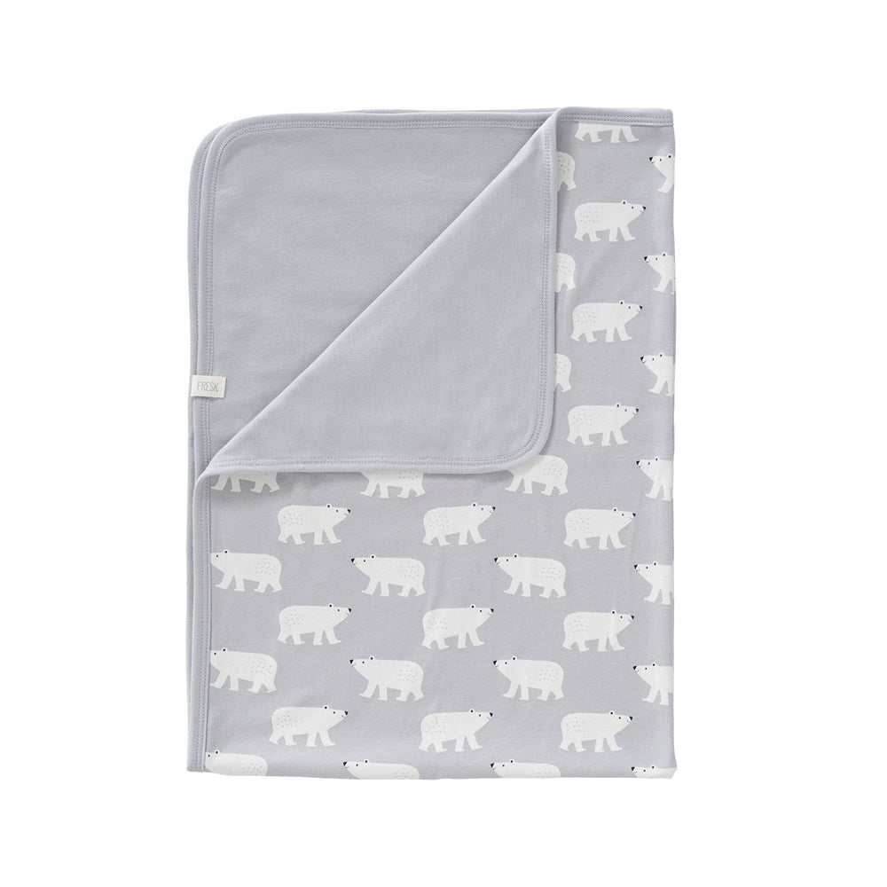 FRESK - Organic Cotton Blanket - Polar Bear FRESK - Organic Cotton Blanket - Polar Bear