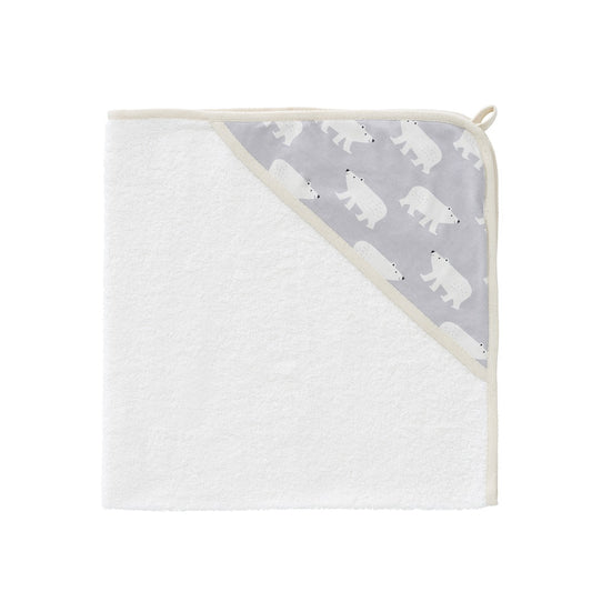 FRESK - Organic Bath Cape-Hooded Towel - Polar Bear - BambiniJO | Buy Online | Jordan