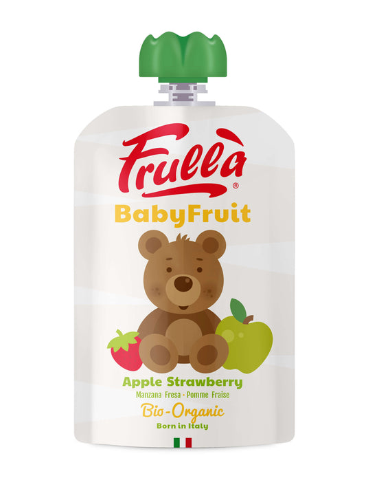 Organic APPLE-STRAWBERRY BabyFruit Puree - BambiniJO | Buy Online | Jordan