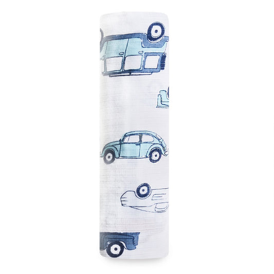 Aden + Anais - Hit the Road - Cars Classic Swaddle (1-pack) - BambiniJO | Buy Online | Jordan