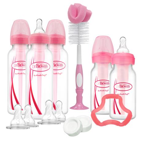 Dr. Brown’s Pink Bottle Gift Set "Options" - BambiniJO