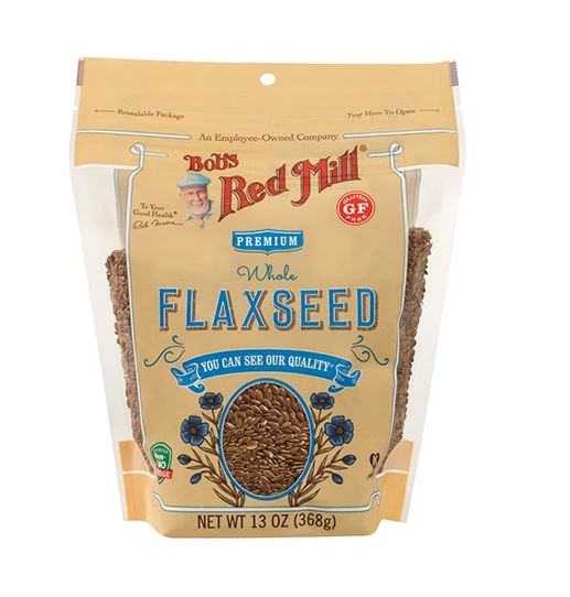 WHOLE BROWN FLAXSEEDS (368G) - GLUTEN FREE - BambiniJO