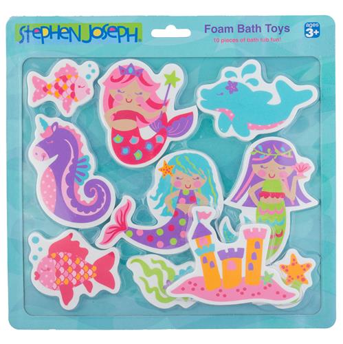 Stephen Joseph | Foam Bath Toys | Mermaid - BambiniJO | Buy Online | Jordan