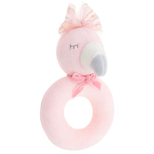 Stephen Joseph | Ring Rattle | Flamingo Stephen Joseph | Ring Rattle | Flamingo