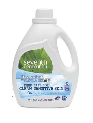 NATURAL LAUNDRY DETERGENT FREE & CLEAR (2.95L) - BambiniJO