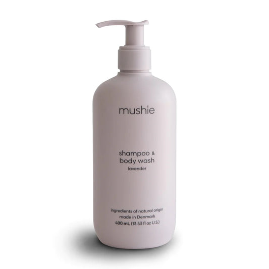 MUSHIE - Organic Baby Shampoo & Body Wash | Lavender | 400 ml
