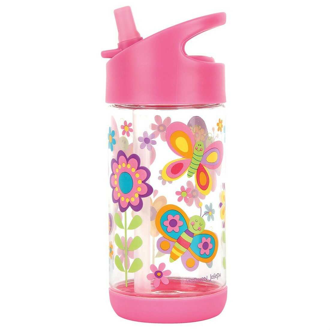 Stephen Joseph - Flip Top Bottle - Butterfly Stephen Joseph - Flip Top Bottle - Butterfly
