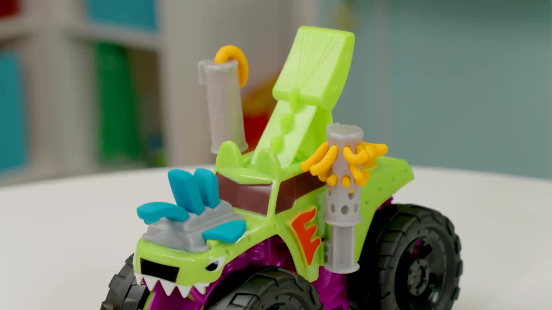 PlayDoh Wheels Chompin' Monster Truck Toy BambiniJO