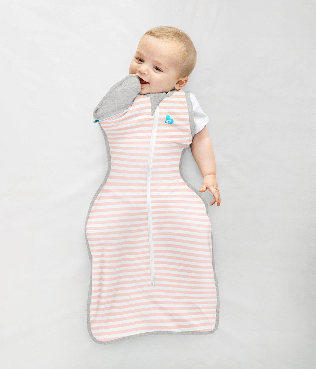 Love To Dream - Swaddle Up ORIGINAL TOG 1.0 Pink-White Stripes (XL 11-14kg) - BambiniJO | Buy Online | Jordan
