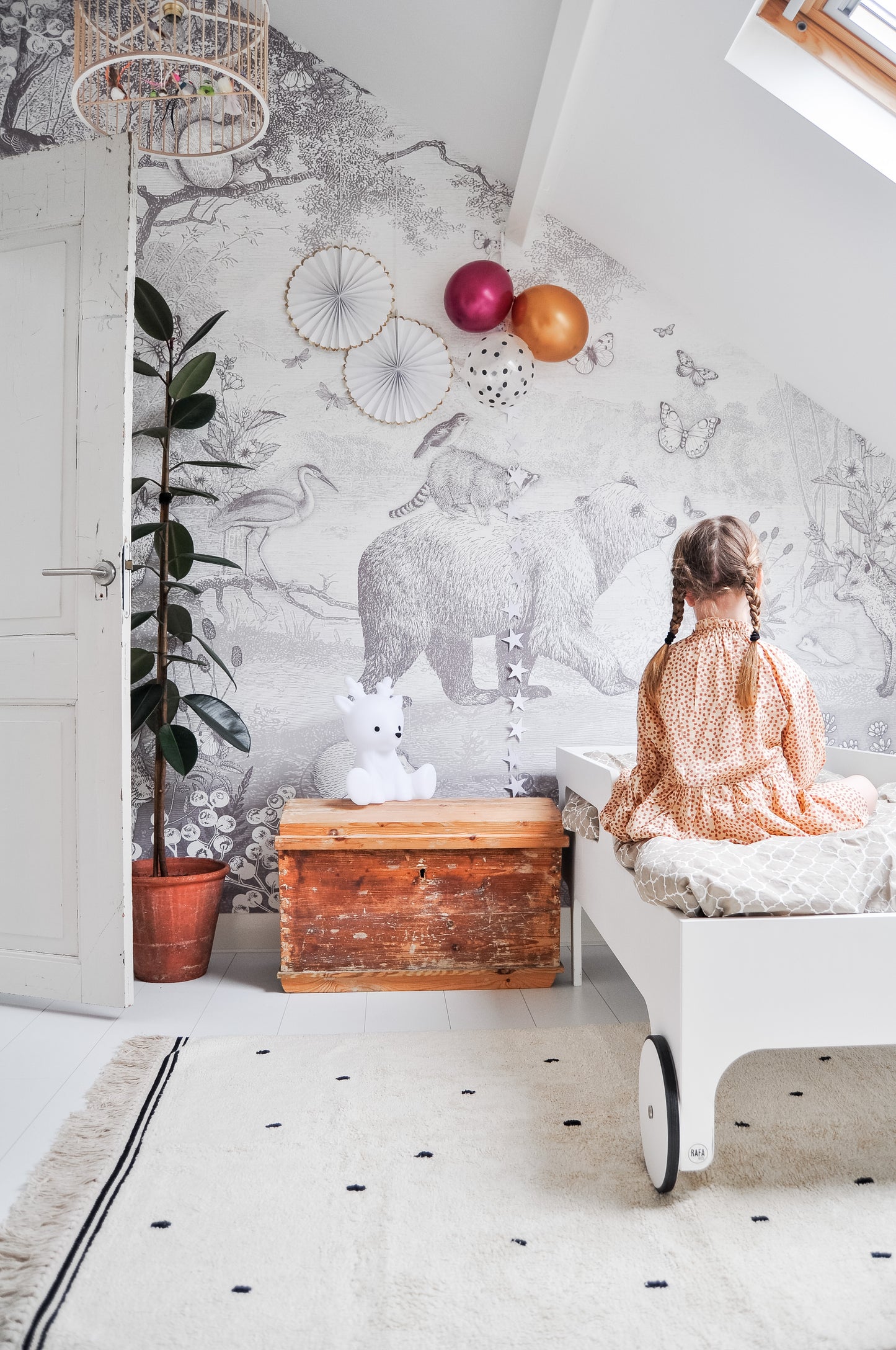 Tapis Petit - Emily dot cream Rug | 170x120cm - BambiniJO | Buy Online | Jordan