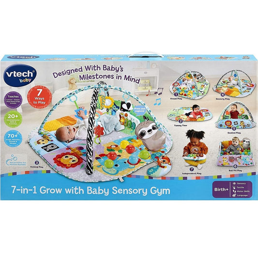 Vtech - 7-IN-1  GROW WITH BABY SENSORY GYM