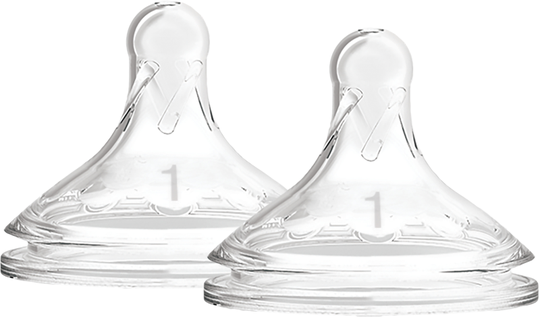 Dr Brown's Level-1 Silicone Wide-Neck "Options+" Nipple, 2-Pack - BambiniJO | Buy Online | Jordan